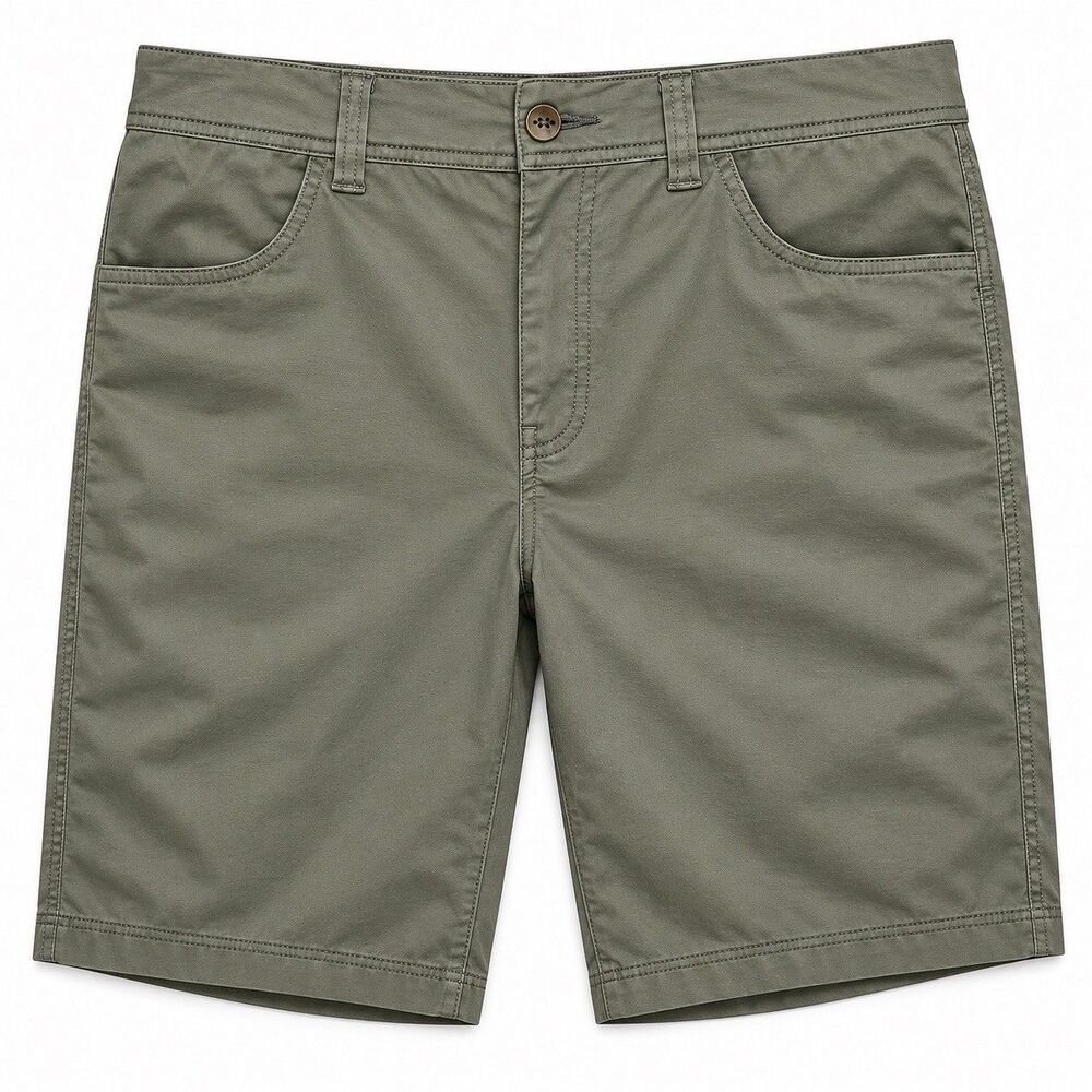 Toad And Co Rover Shorts Men's Size 32 Olive Green Canvas Stretch #T2312000